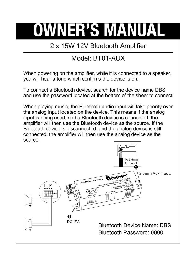картинка 2-х канальный морской усилитель с AUX