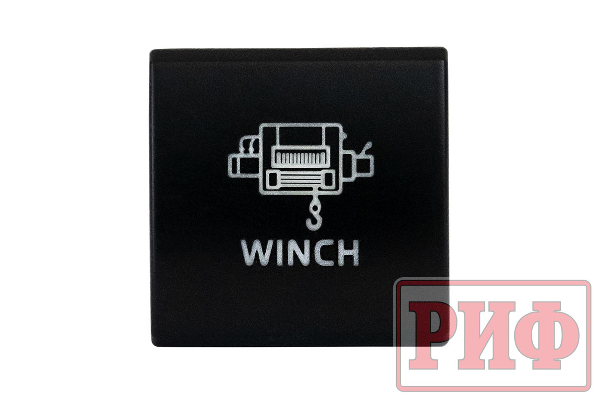 картинка Кнопка ВКЛ/ВЫКЛ, голубой, WINCH POWER TOYOTA 22x22