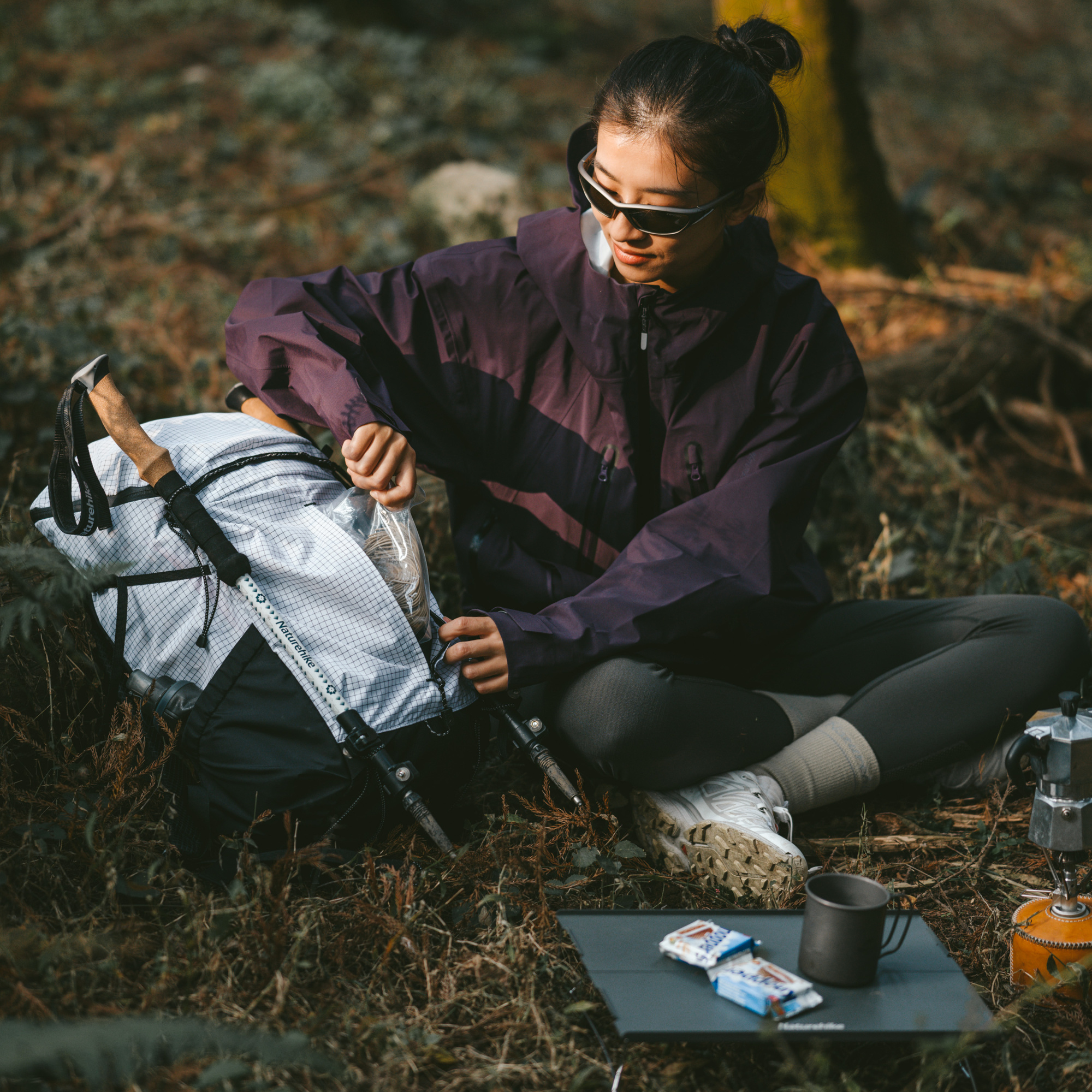 Рюкзак туристический Naturehike Helium Series 25 л, белый