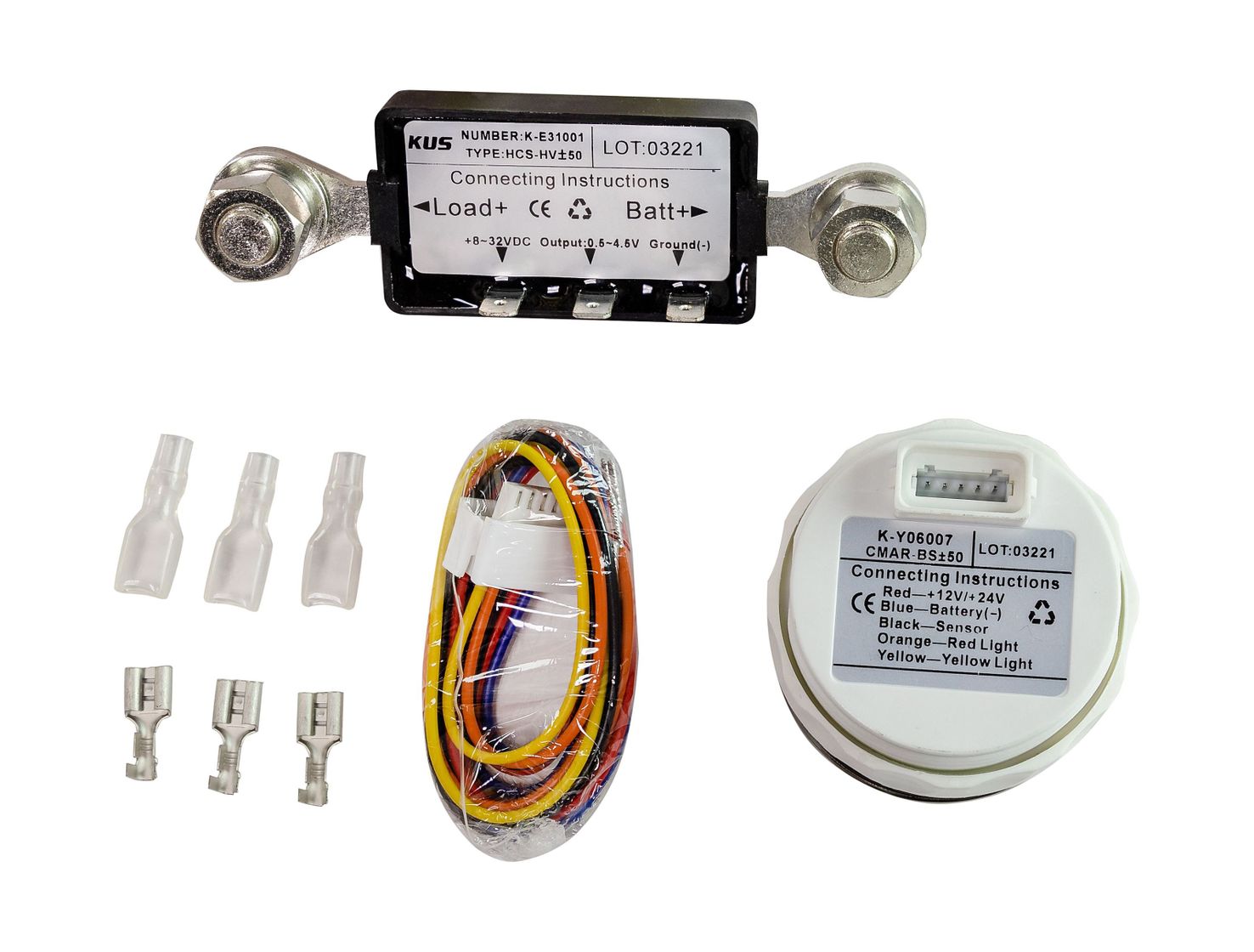 картинка Амперметр аналоговый -/+50 А, черный циферблат, нержавеющий ободок, д. 52 мм