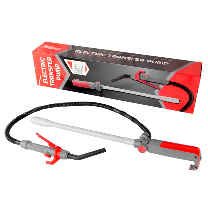 картинка Насос TREP01 для бензина на батарейках с пистолетом (9 л/мин)