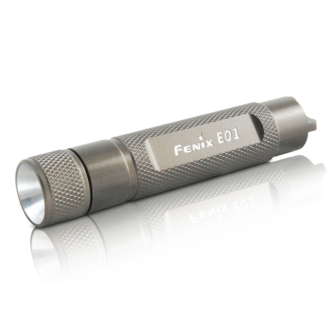 Фонарь Fenix E01 Nichia white GS LED желтый