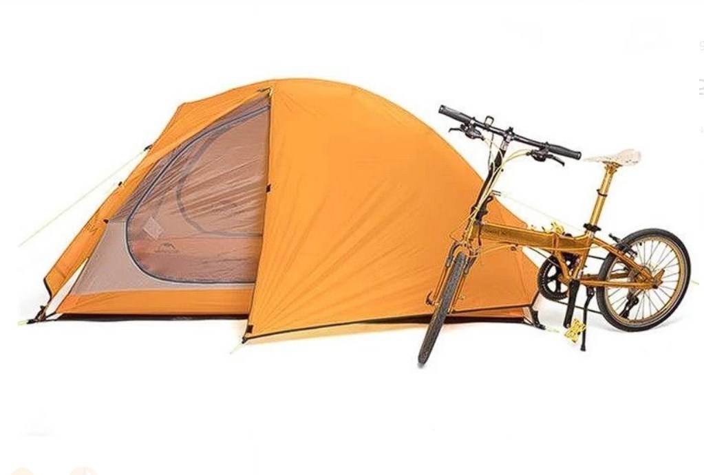картинка Палатка Naturehike Cycling Si 2-местная, алюминиевый каркас, сверхлегкая, оранжевая