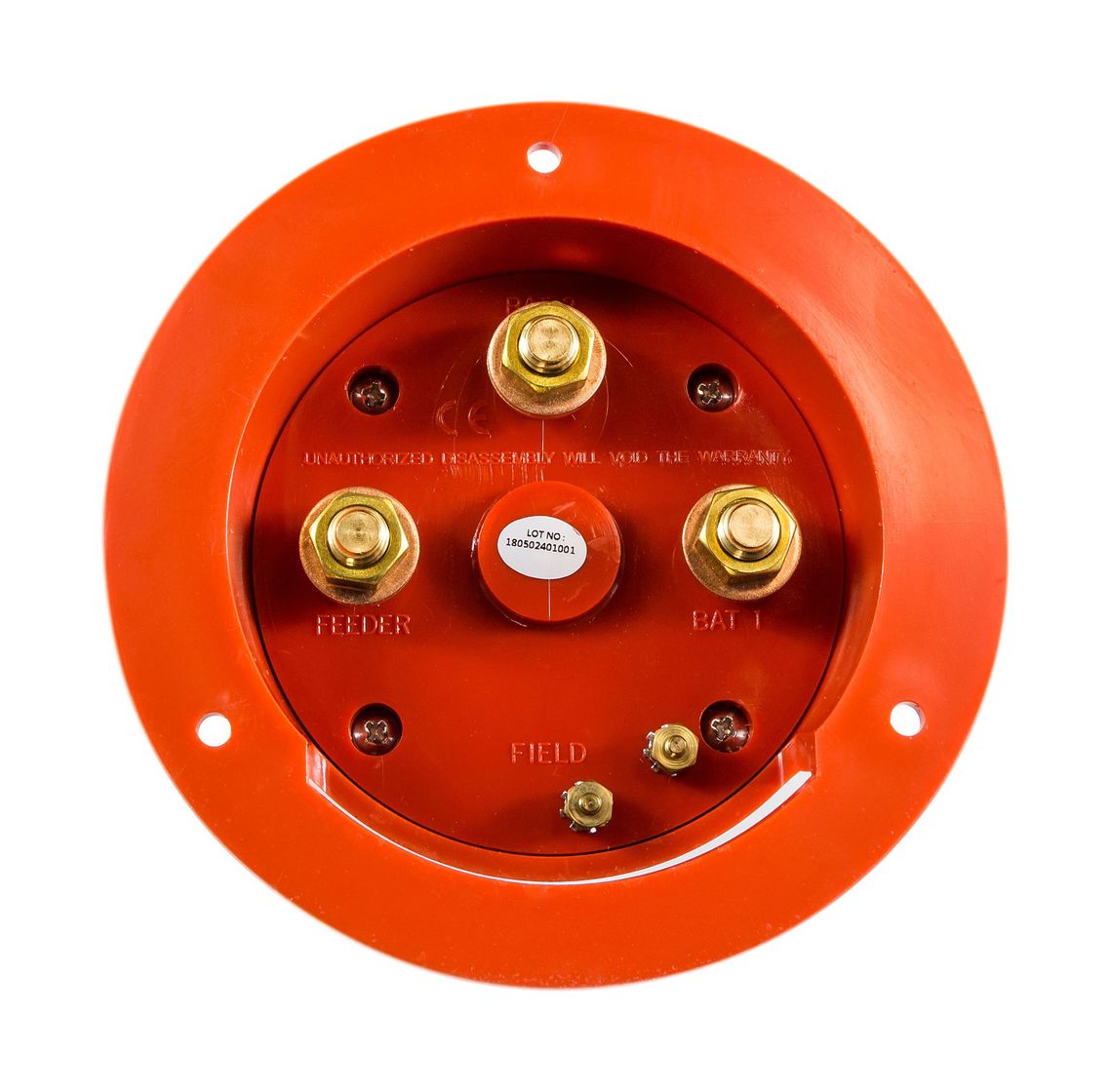 картинка Выключатель массы "OFF-1-BOTH-2" (2 АКБ), 175 А, красный