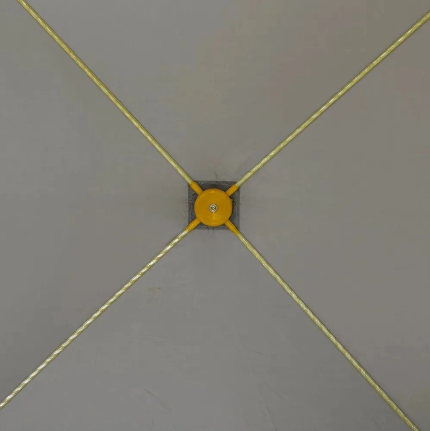 картинка Палатка зимняя PREMIER Куб-3 желтый/серый