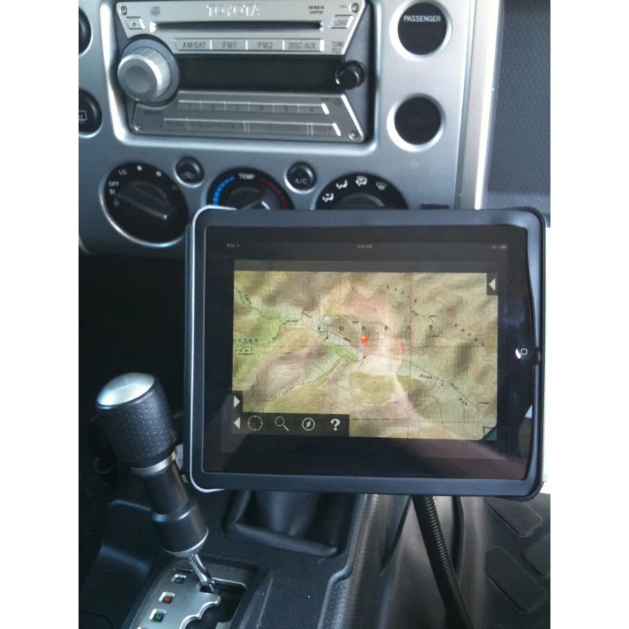 RAM-B-316-1-TAB3 автомобильный держатель RAM для iPad 1-4 без чехла или в тонком чехле, шары 25 мм (1")