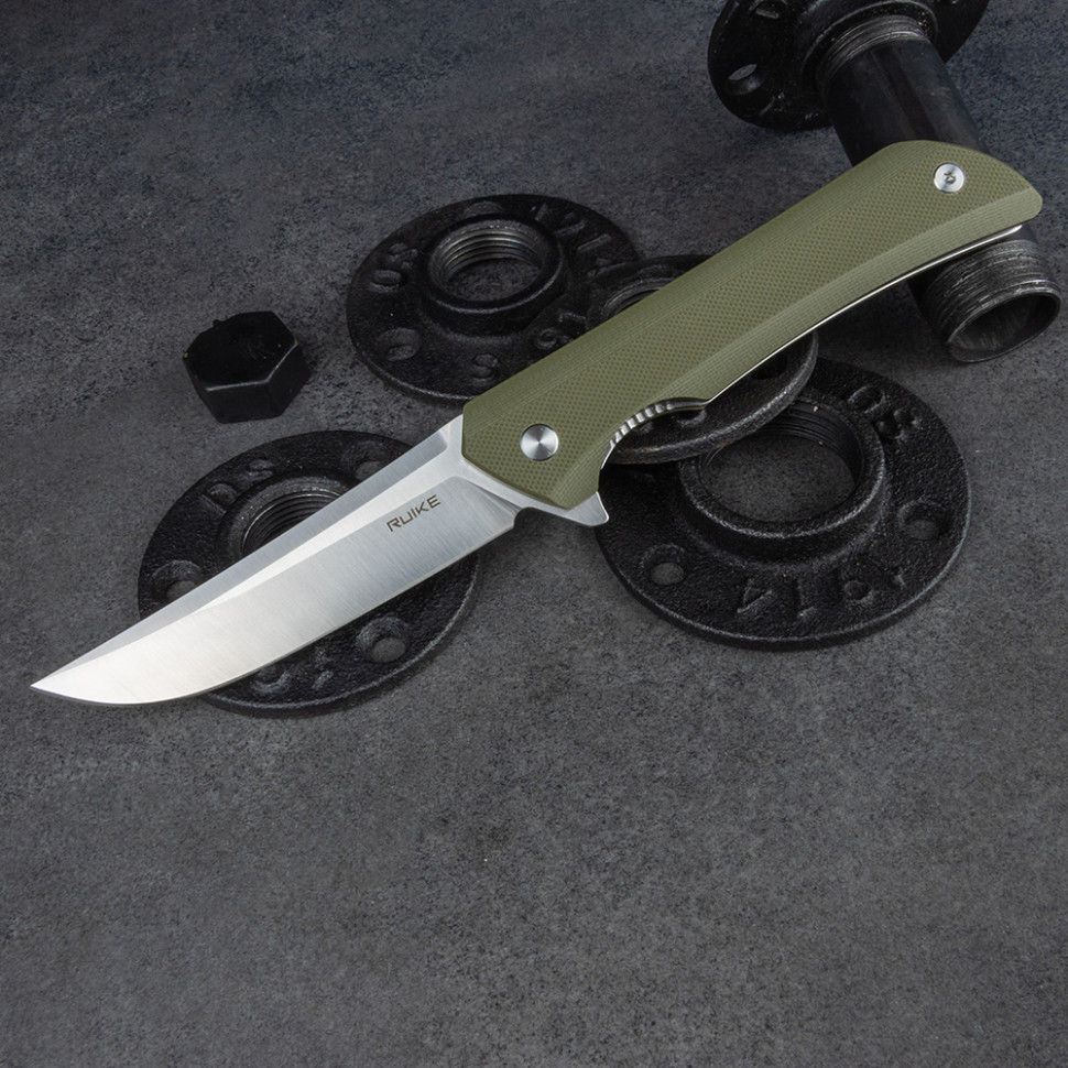 картинка Нож Ruike Hussar P121 зеленый