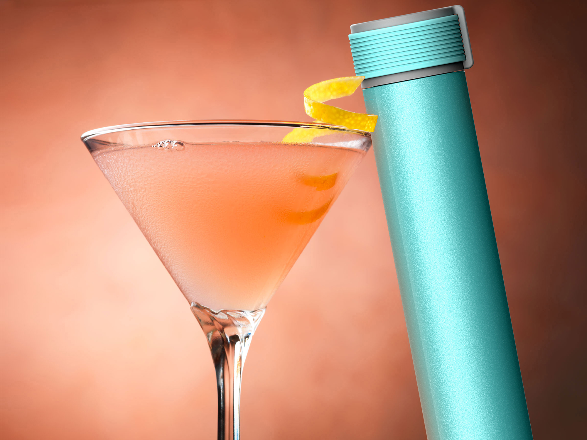 картинка Термос SKINNY MINI, 230 мл, бирюзовый