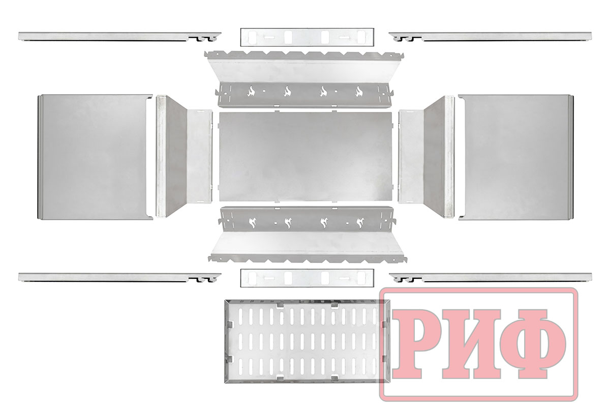картинка Мангал РИФ нержавеющая сталь