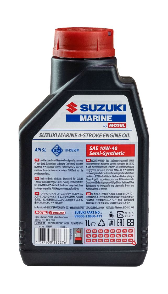 картинка Масло Motul Suzuki Marine 4T SAE 10W40, 1 л