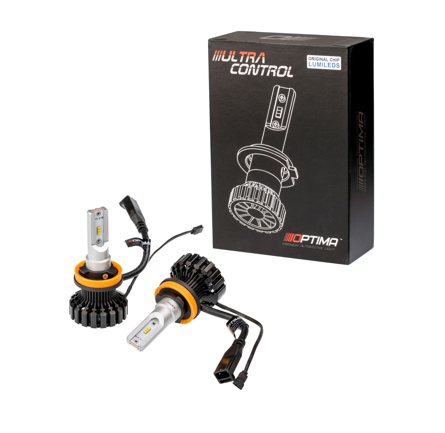 H11 Optima LED Ultra CONTROL, White, 9-30V, комплект 2 лампы