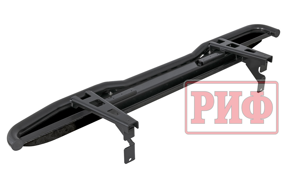 картинка Пороги Toyota Land Cruiser Prado 150 чёрные силовые РИФ