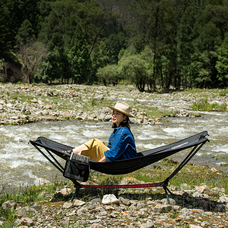 картинка Гамак складной Naturehike NH20JJ011 черный, 6927595747834