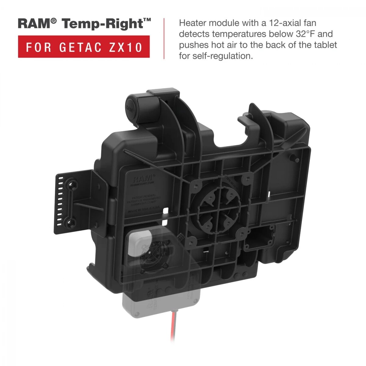 Держатель RAM Form-Fit для Getac ZX10 (RAM-HOL-GE4U)