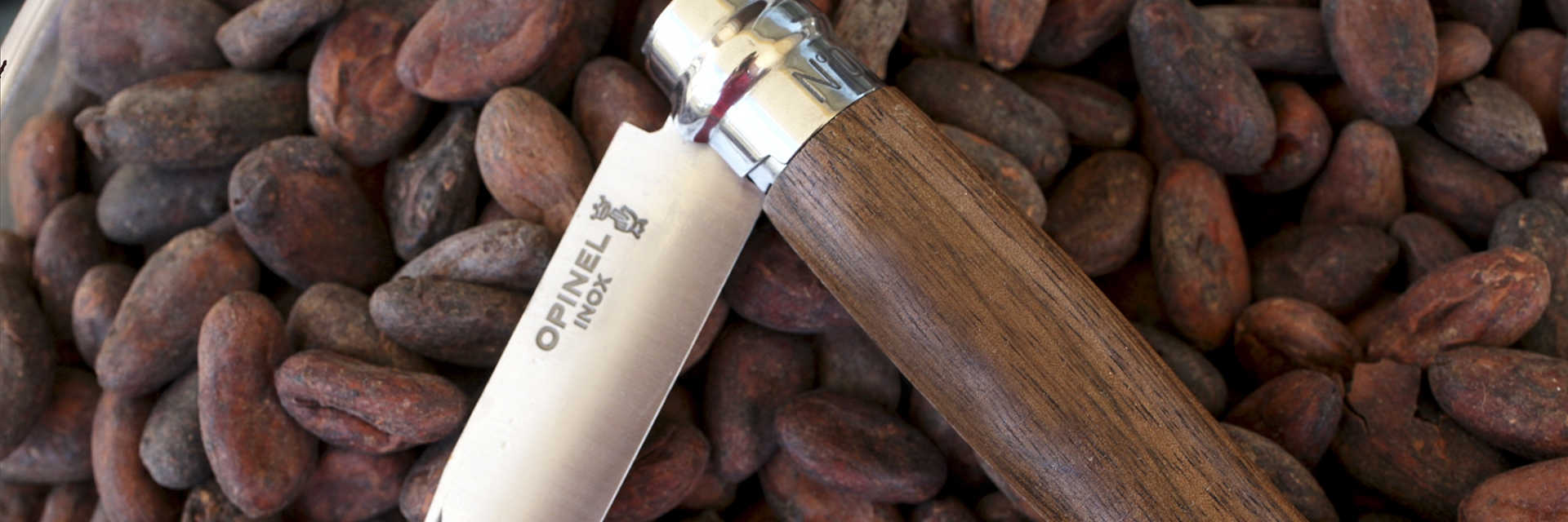 картинка Нож Opinel №6, нержавеющая сталь, ореховая рукоять, 000982