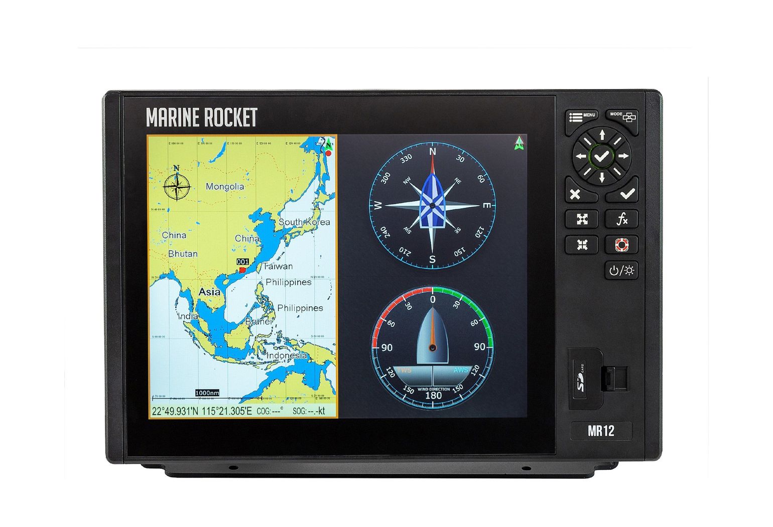 картинка Картплоттер морской 12C, Marine Rocket