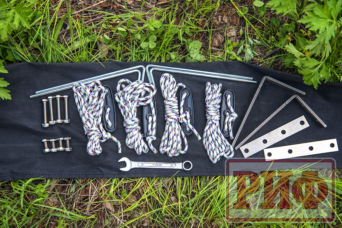 картинка Маркиза автомобильная РИФ веерная 2,5х2,5 м (правая)