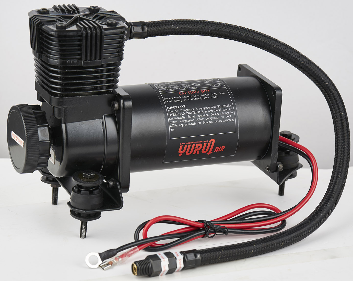 картинка Компрессор стационарный YURUI 40 л/мин 13,6 атм 12В