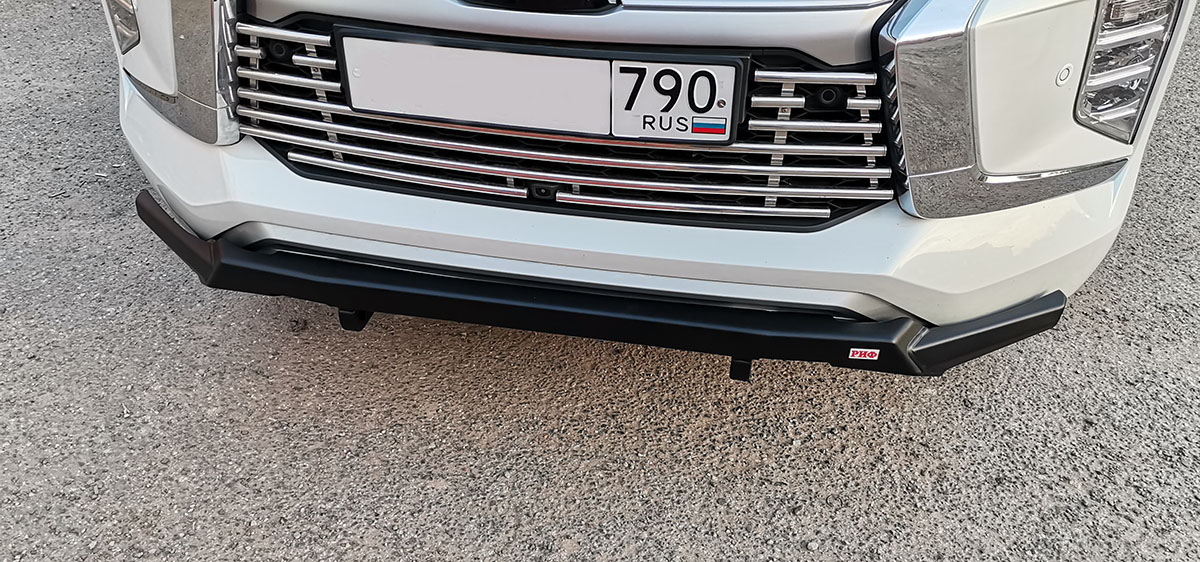 картинка Бампер РИФ силовой передний Mitsubishi Pajero Sport 2021+