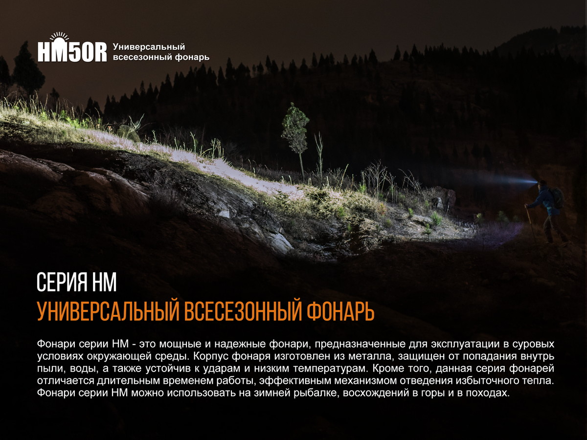 картинка Налобный фонарь Fenix HM50R
