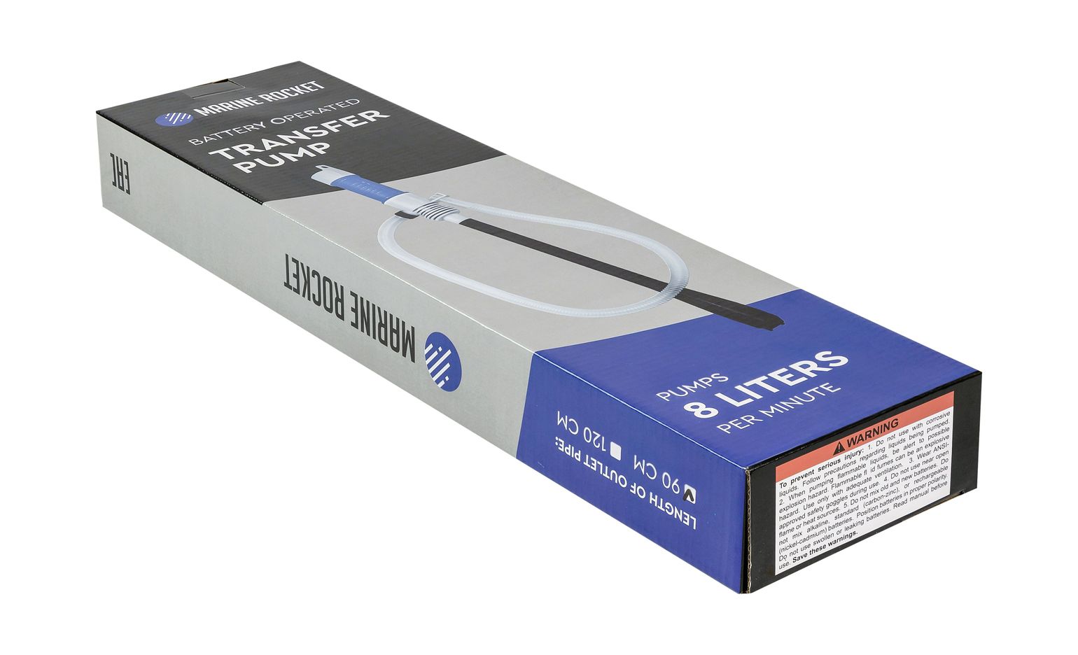 картинка Насос электрический для перекачки топлива на батарейках 90см, Marine Rocket