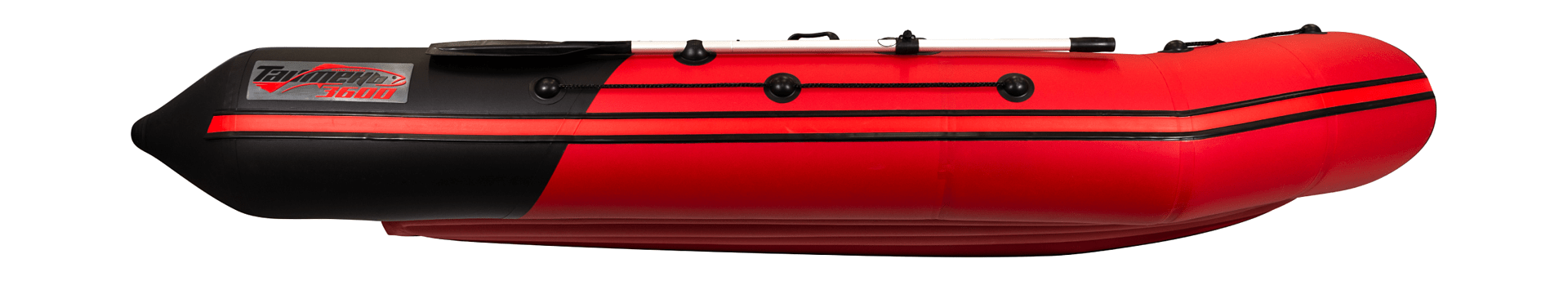 картинка Надувная лодка ПВХ, Таймень NX 3600 НДНД PRO, красный/черный