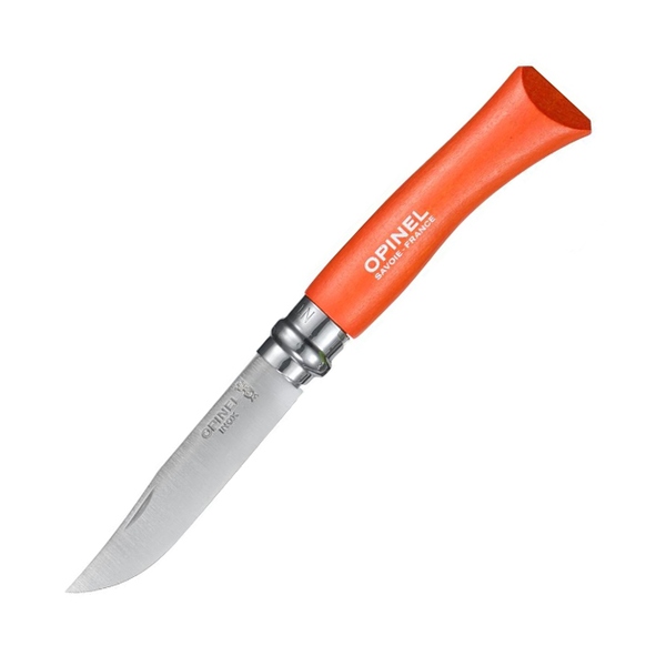 картинка Нож Opinel №7, нержавеющая сталь, оранжевый, 001426