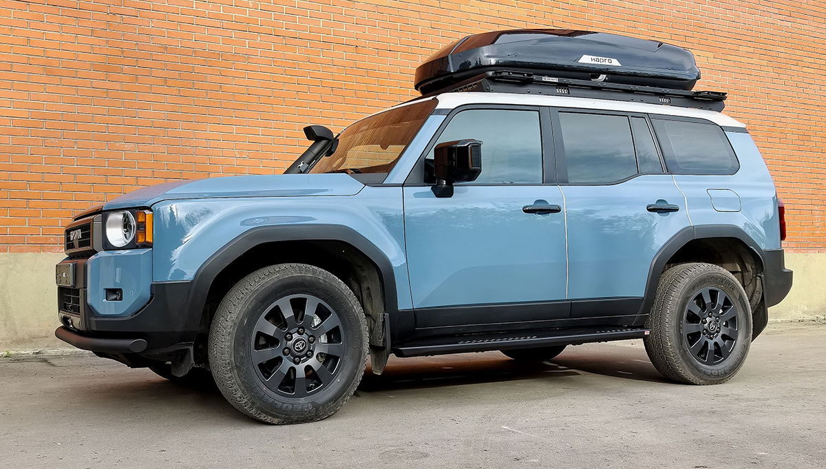 Пороги РИФ силовые Toyota Land Cruiser Prado 250