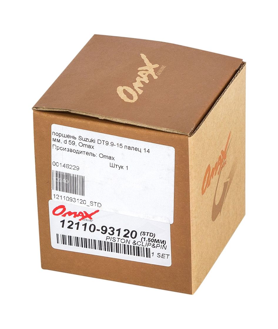 картинка Поршень Suzuki DT9.9-15 палец 14мм, d 59, Omax