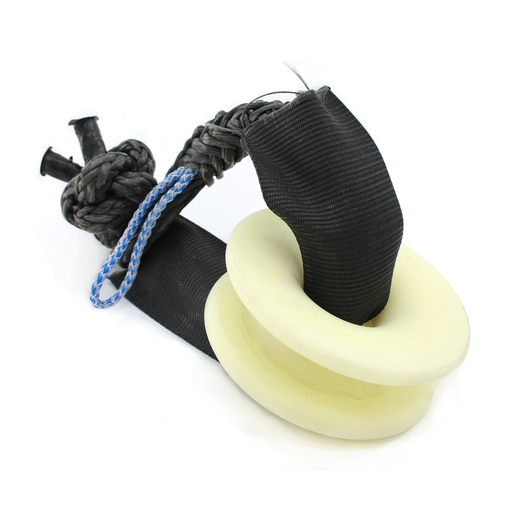 картинка Полиспаст ролик с софт шаклом 8мм софтблок TR