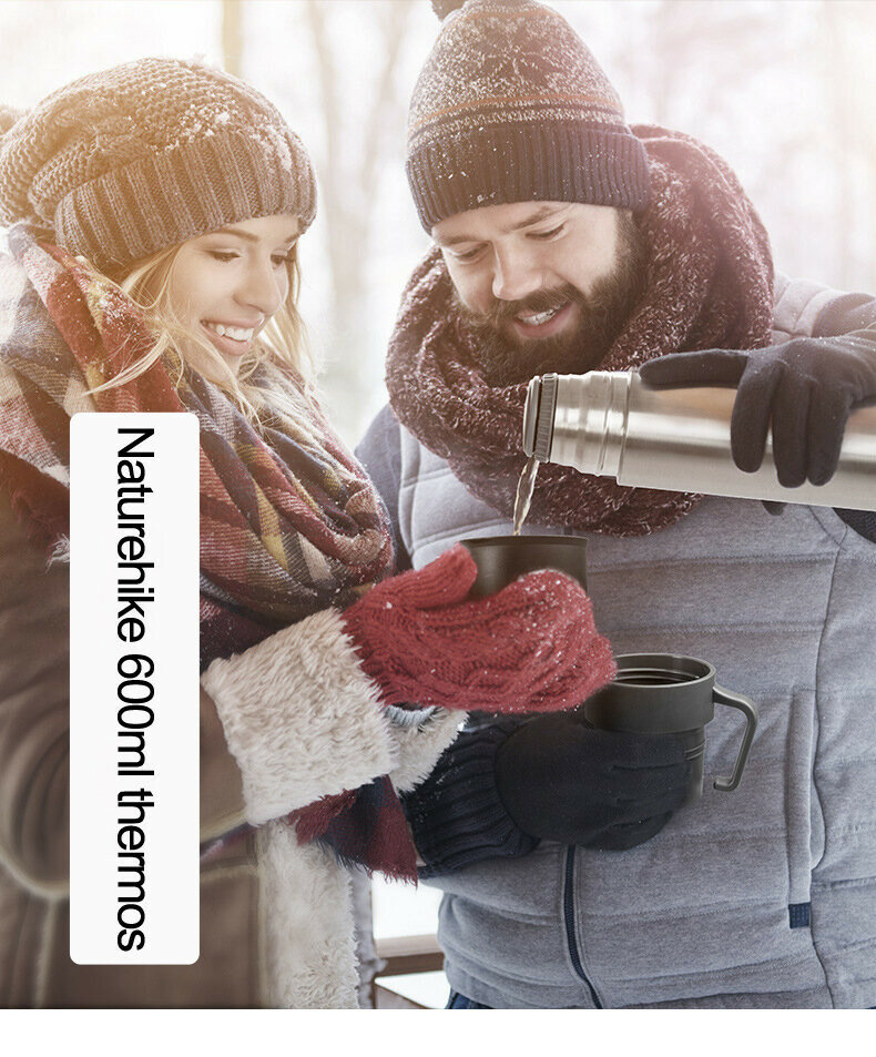 картинка Термос Naturehike NH17S020-B 3в1 600мл счерный, 6927595724132