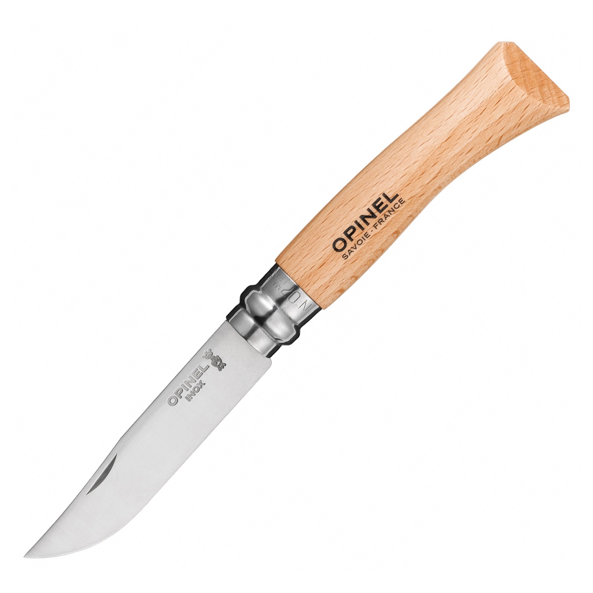 картинка Нож Opinel №7, нержавеющая сталь, рукоять из бука