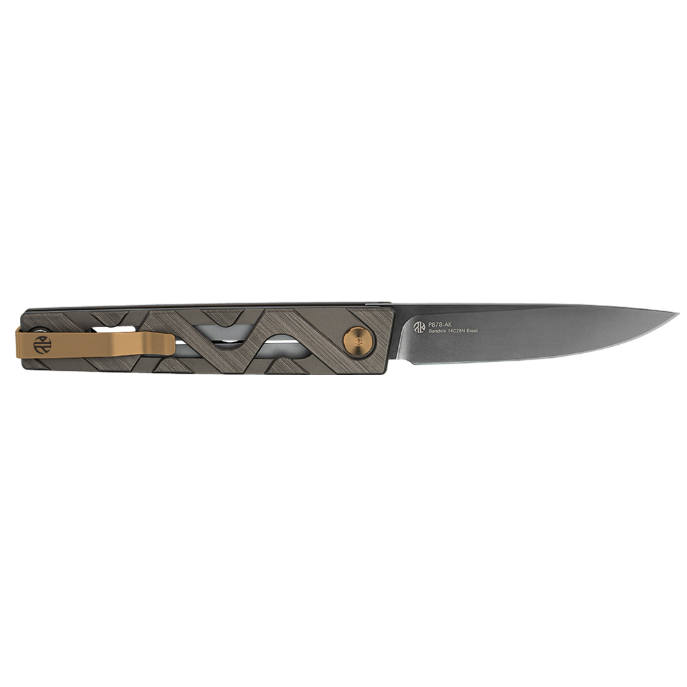 Нож складной Ruike P878-AK серый