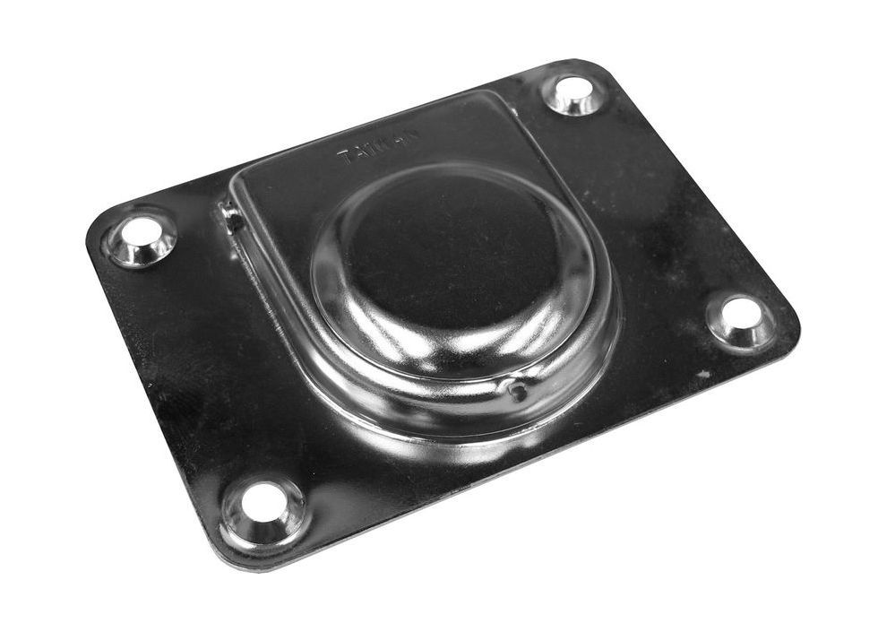 картинка Ручка палубная потайная 76х56х1 мм, нержавеющая, подпружиненная