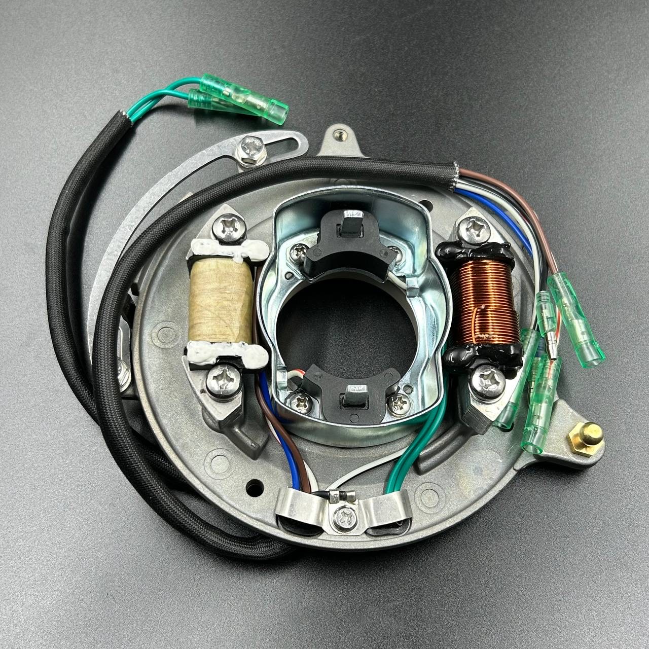 картинка Магнето в сборе Yamaha 25-30 (YUELANG)(c катушкой 12v)
