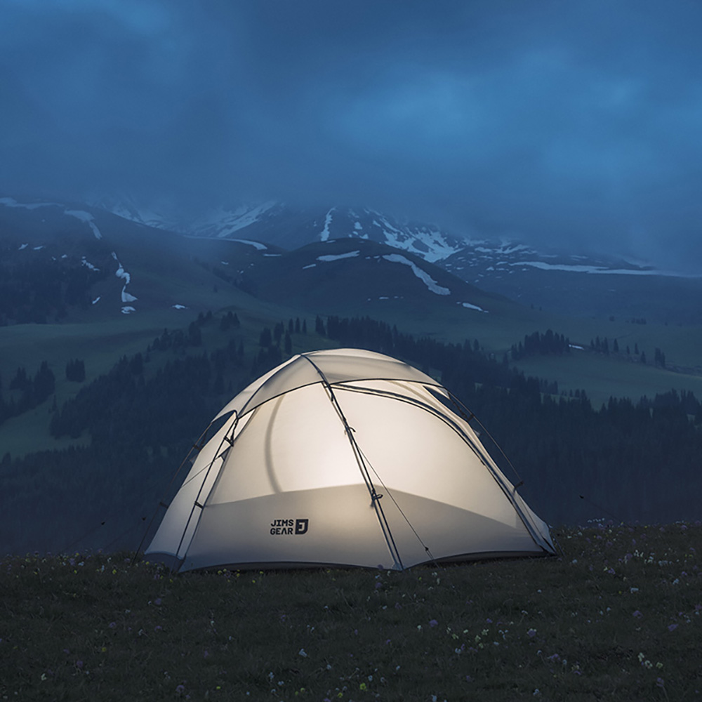 Палатка Naturehike Bealock CNK2350WS011 двухместная серая,6976507661607