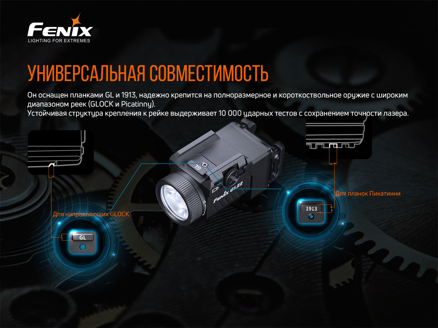 картинка Фонарь Fenix GL22 c красным лазером, GL22