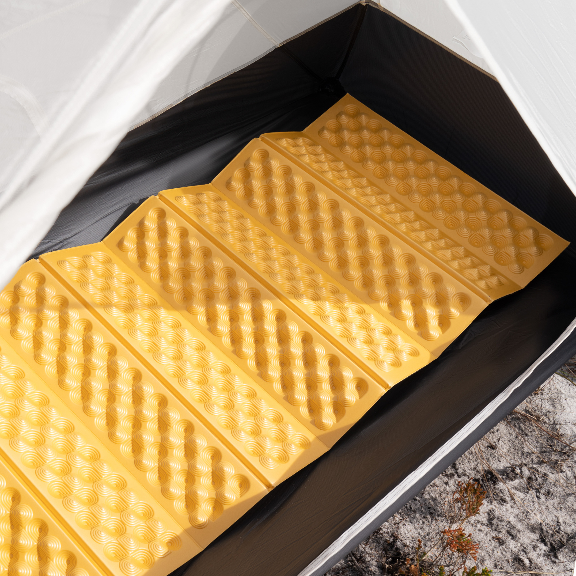 картинка Коврик туристический Naturehike 185х65х2,5 см. IXPE, желтый