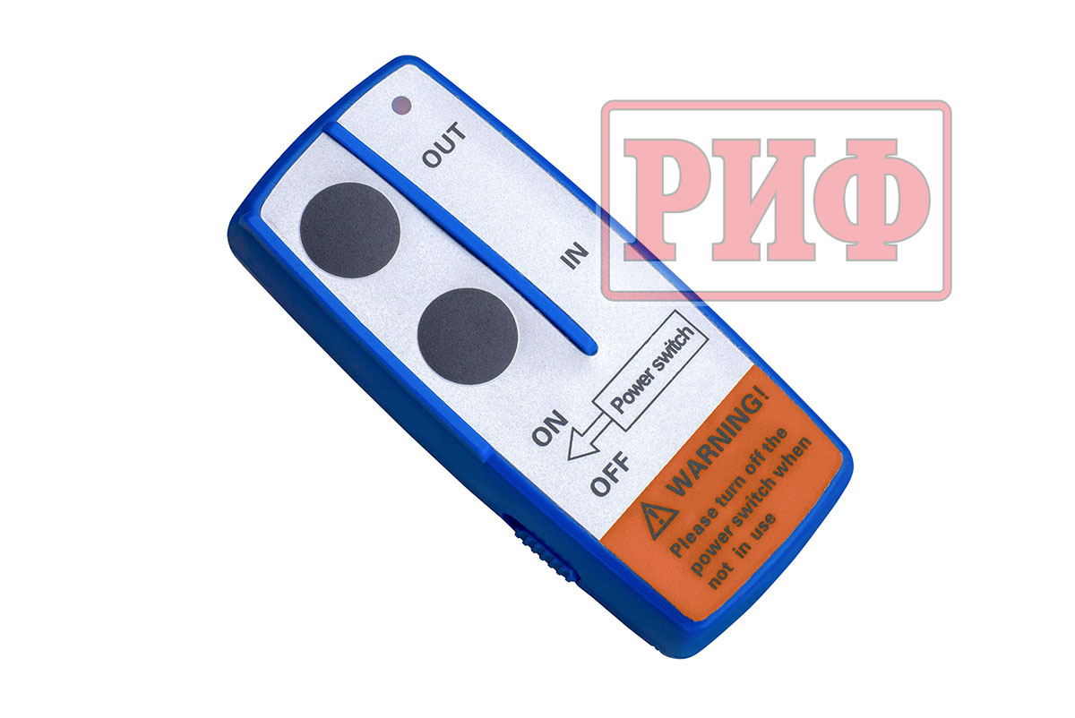 картинка Лебёдка переносная 12000 РИФ c площадкой и проводами стальной трос