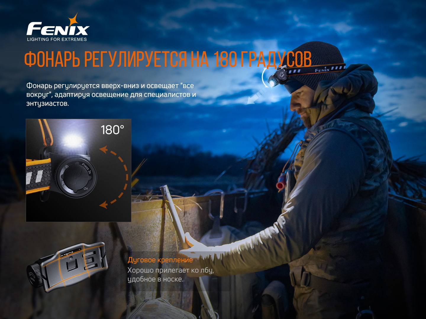 картинка Налобный фонарь Fenix HM60R