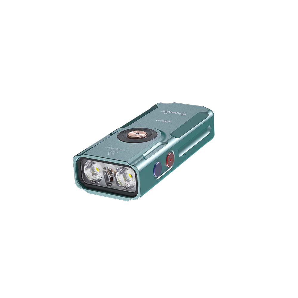 картинка Фонарь-брелок Fenix E06R  бирюзовый