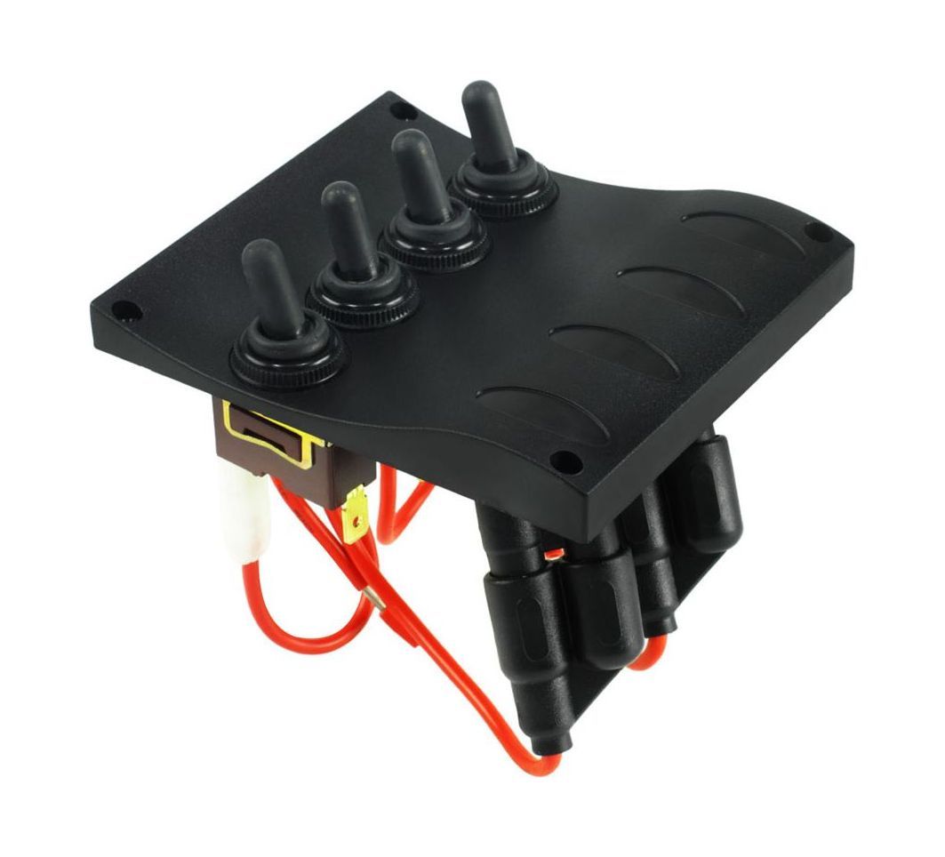 картинка Панель бортового питания 4 переключателя