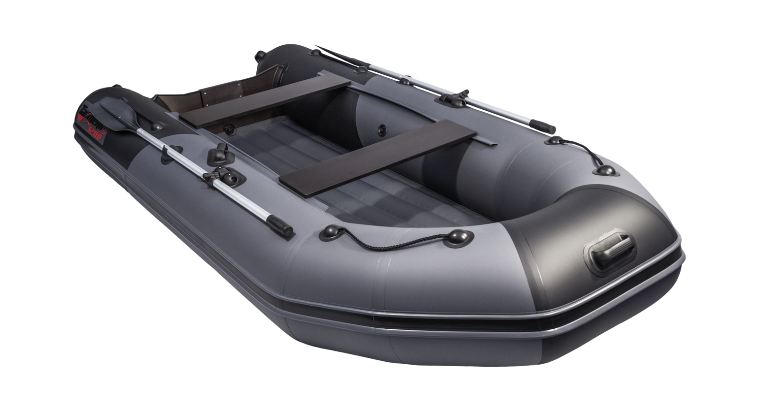 картинка Надувная лодка ПВХ, Таймень NX 3200 НДНД, графит/черный