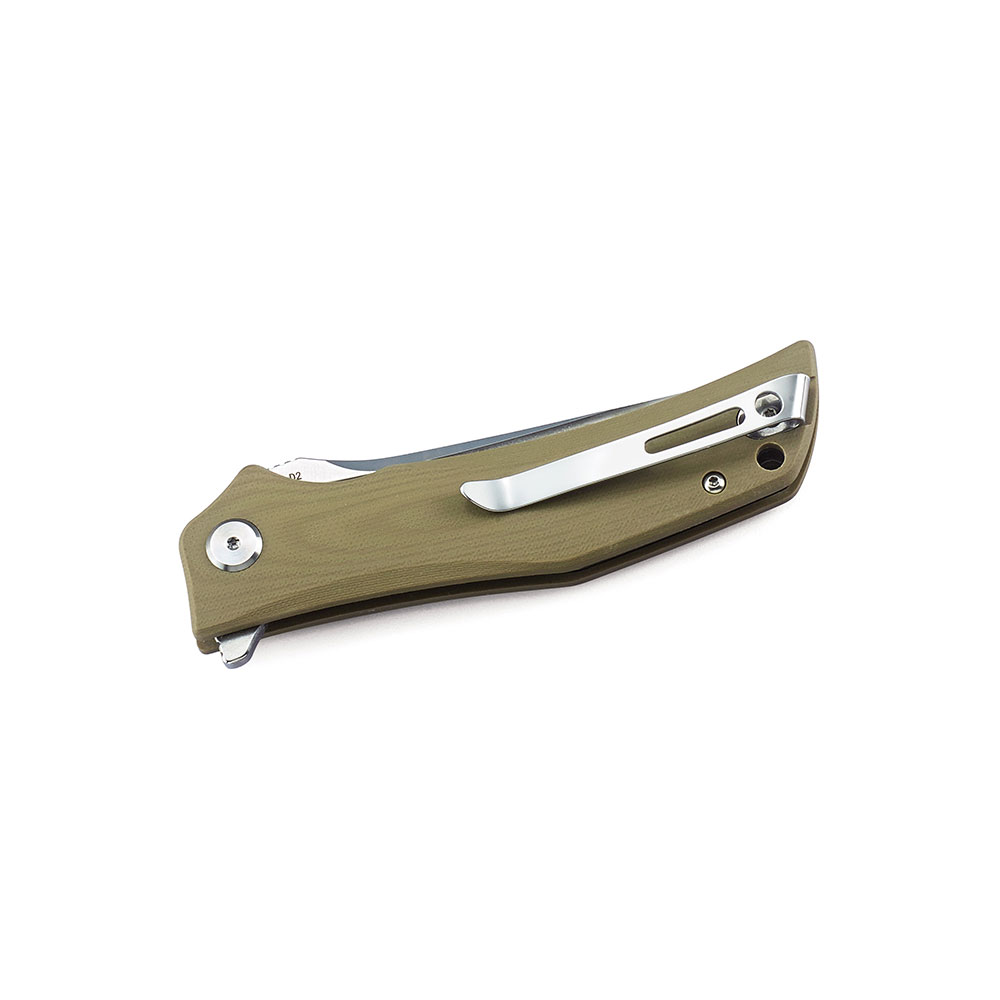 картинка Нож Bestech Scimitar сталь D2, рукоять G10 бежевая
