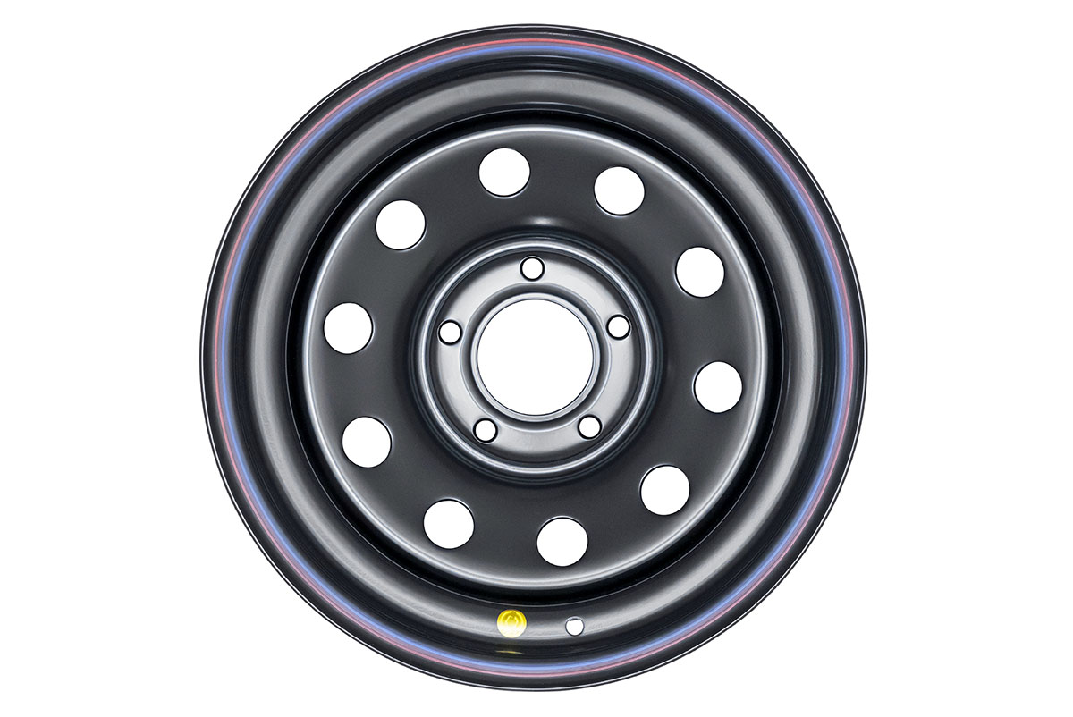 Диск Мерседес стальной черный 5х130 8xR16 ET+20
