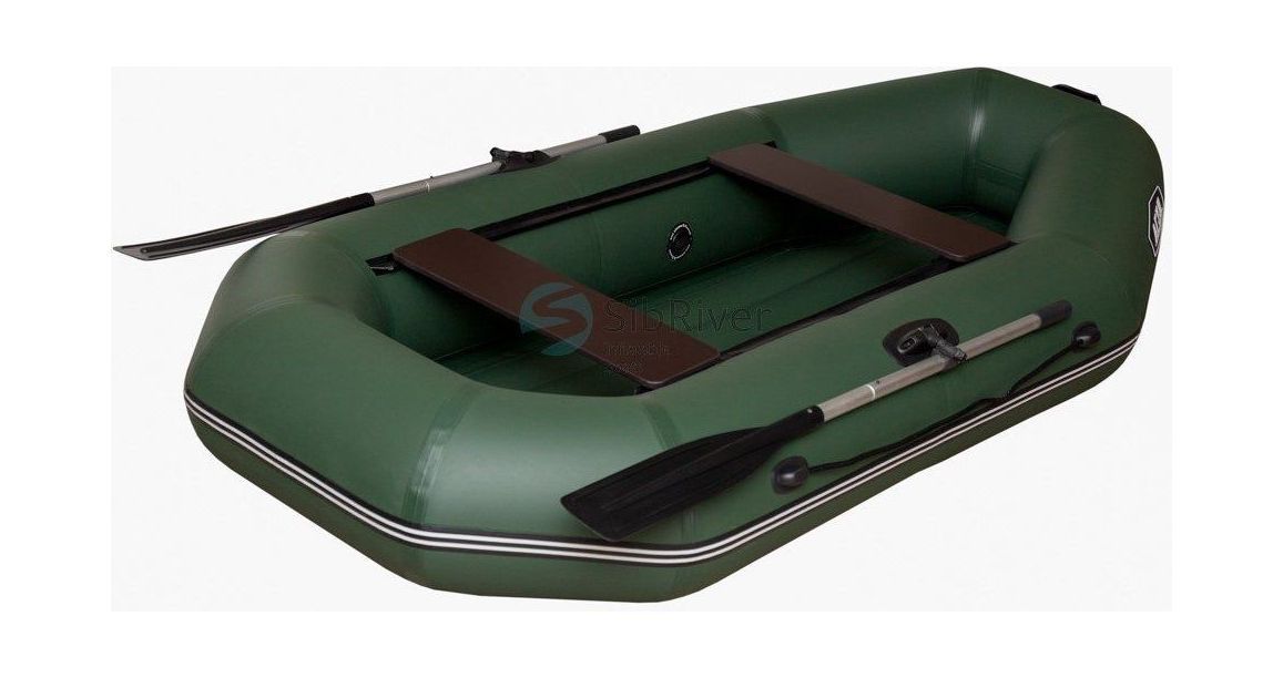 картинка Надувная лодка ПВХ Агул 275 НД, зеленый, SibRiver