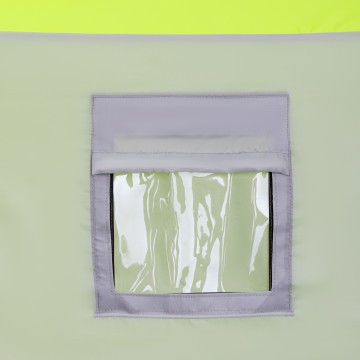 картинка Палатка зимняя PREMIER Куб 1,5х1,5 желтый люминисцентный/серый