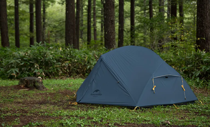 картинка Палатка Naturehike Mongar 2-местная, алюминиевый каркас, сверхлегкая, синяя