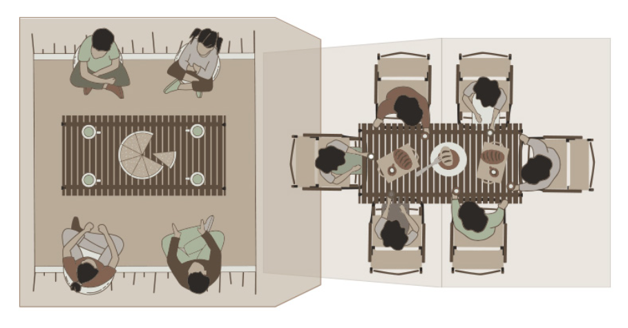 картинка Палатка Naturehike Village 6.0 II поколения 4-местная, коричневая