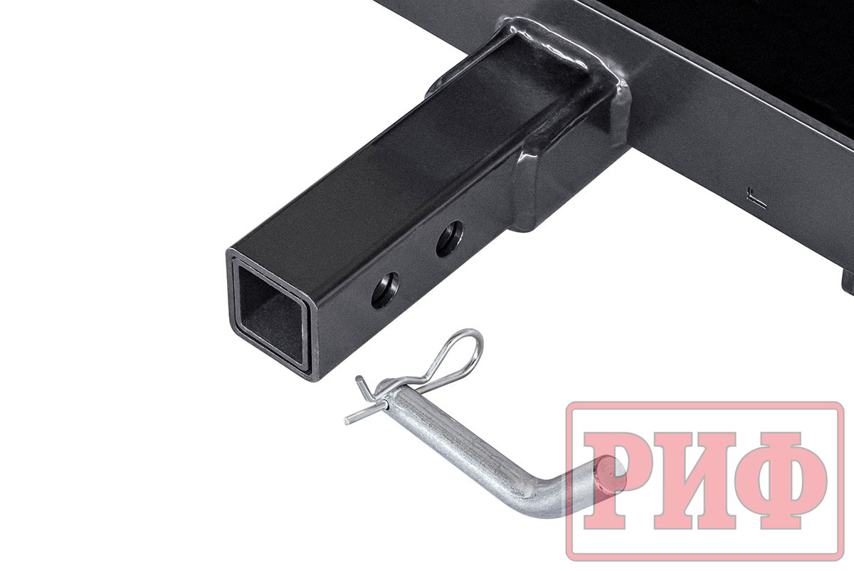 картинка Переносная лебедка РИФ 9500S c квадратом для фаркопа, сталь (облегченная)